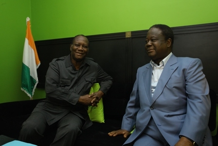 Avant la Conférence des Présidents du RHDP, ce mardi - Le Président de la République échange avec le président Bédié